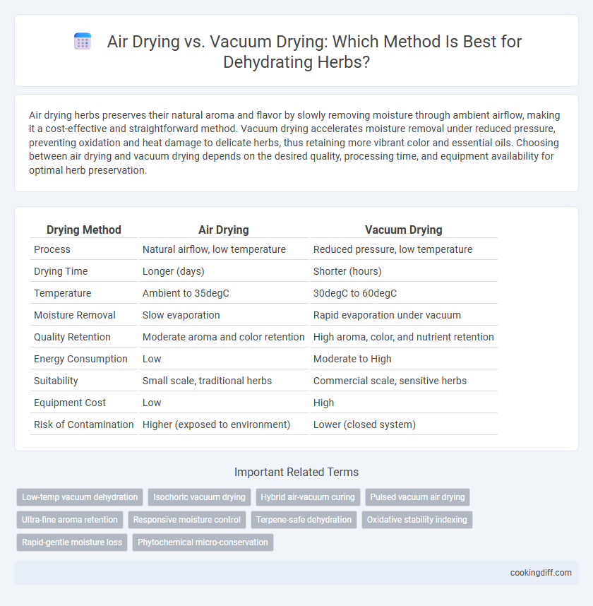 Air Drying vs. Vacuum Drying: Which Method Is Best for Dehydrating Herbs?