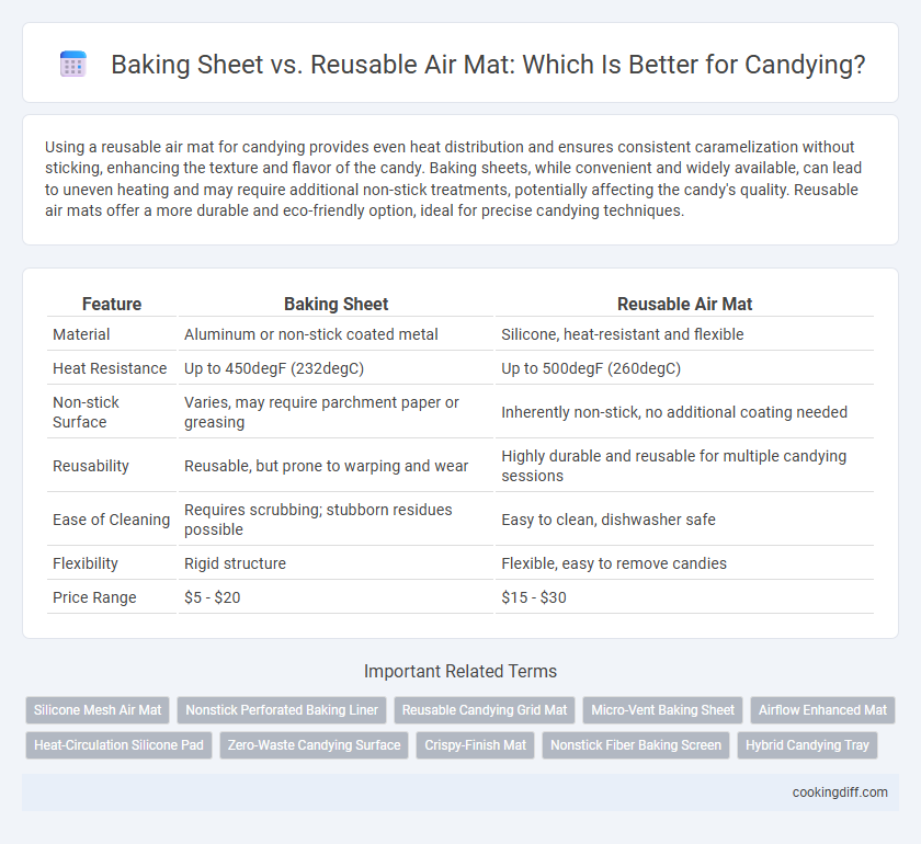 Baking Sheet vs. Reusable Air Mat: Which Is Better for Candying?
