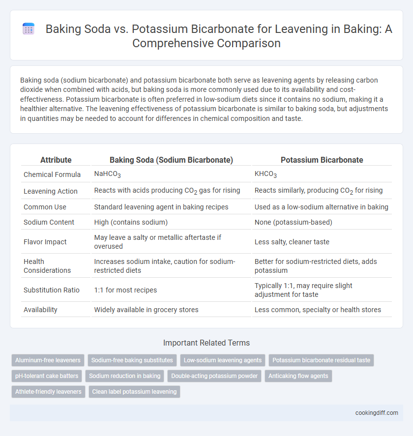 Baking Soda vs. Potassium Bicarbonate for Leavening in Baking: A Comprehensive Comparison