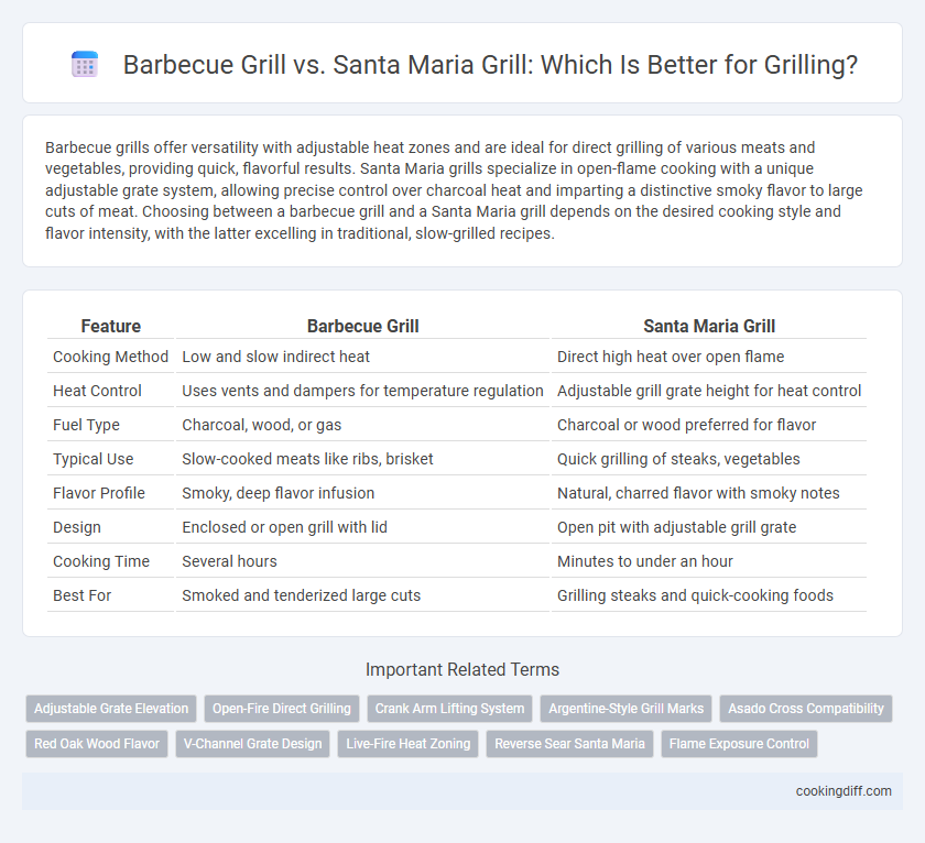 Barbecue Grill vs. Santa Maria Grill: Which Is Better for Grilling?