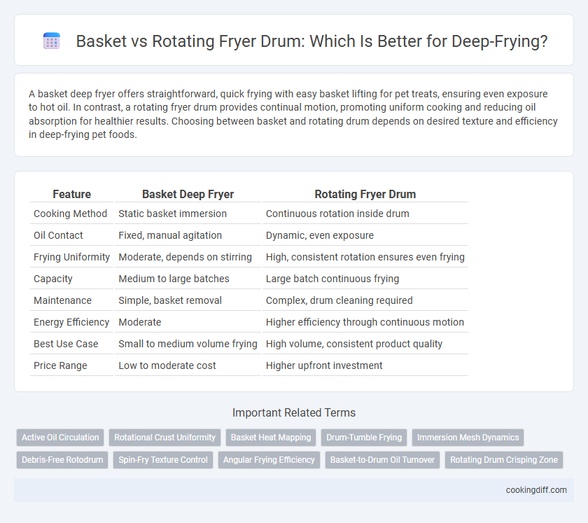 Basket vs Rotating Fryer Drum: Which Is Better for Deep-Frying?