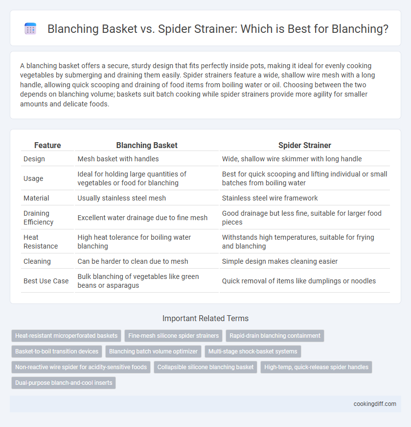 Blanching Basket vs. Spider Strainer: Which is Best for Blanching?