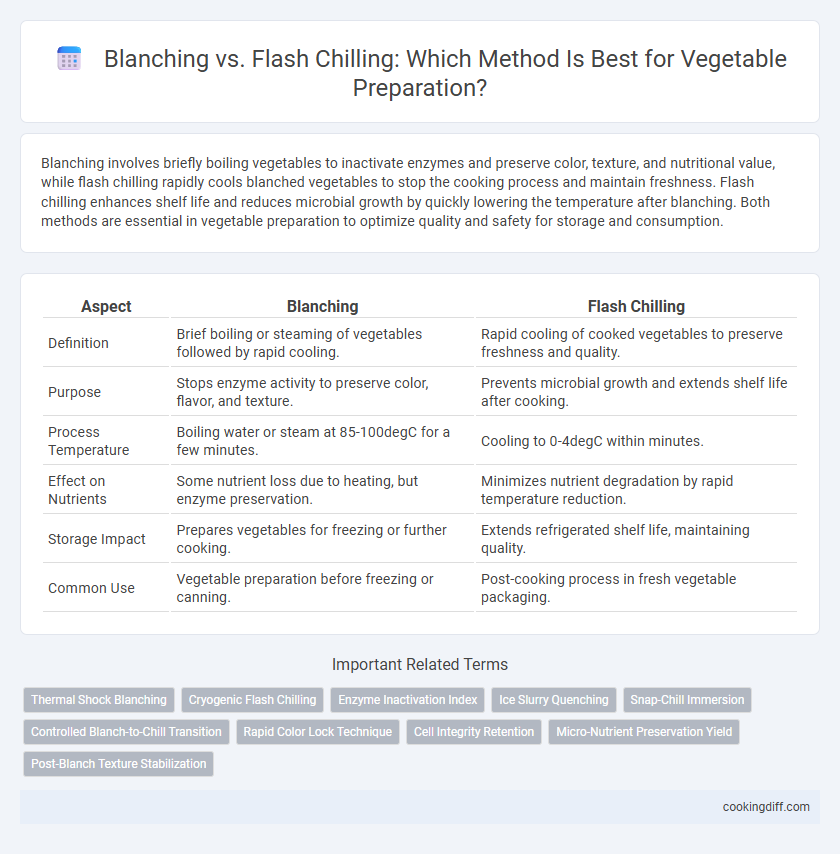 Blanching vs. Flash Chilling: Which Method Is Best for Vegetable Preparation?