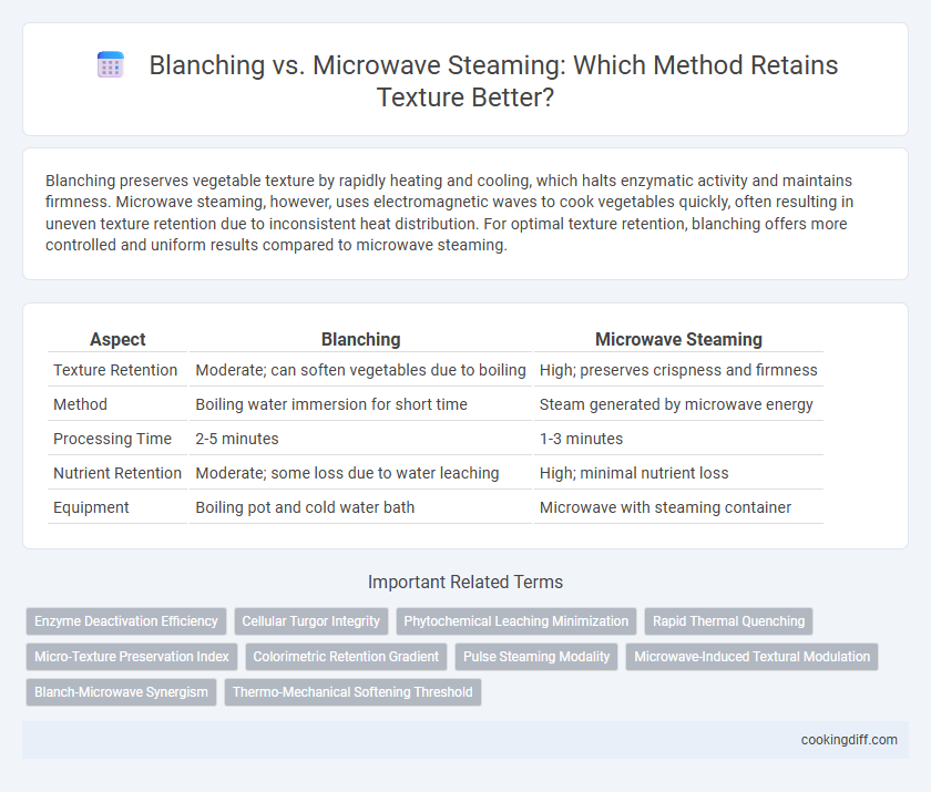 Blanching vs. Microwave Steaming: Which Method Retains Texture Better?