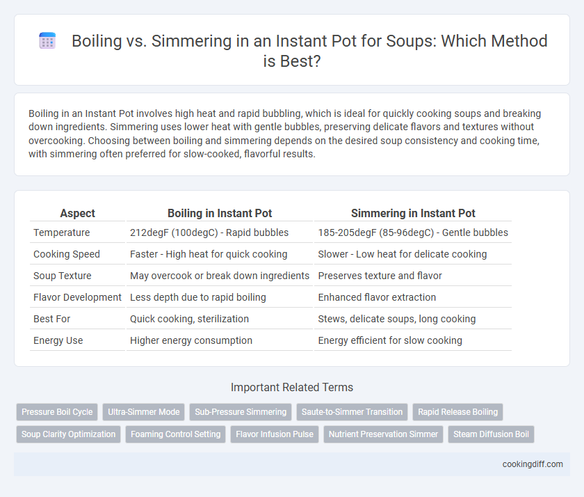Boiling vs. Simmering in an Instant Pot for Soups: Which Method is Best?