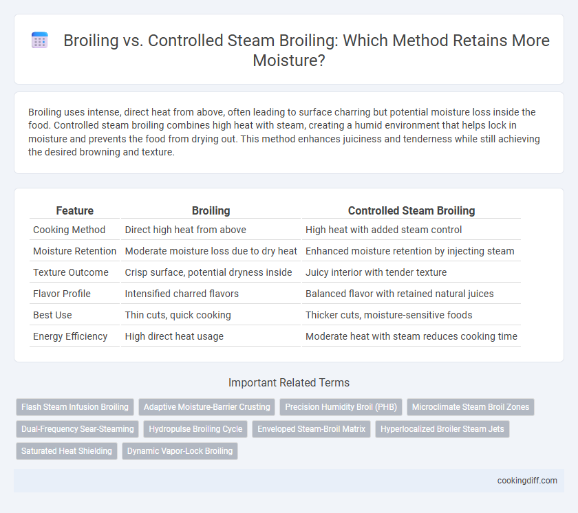 Broiling vs. Controlled Steam Broiling: Which Method Retains More Moisture?