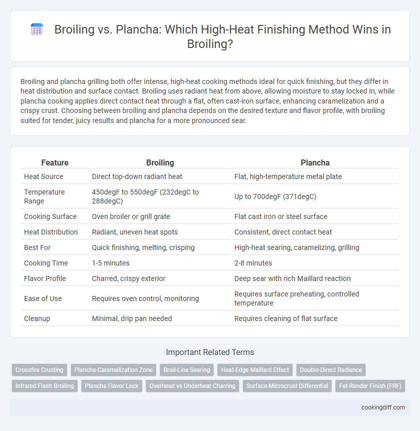 Broiling vs. Plancha: Which High-Heat Finishing Method Wins in Broiling?