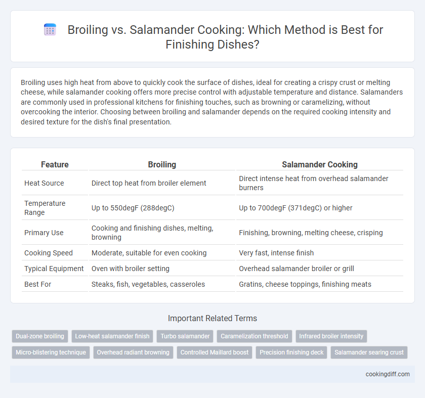 Broiling vs. Salamander Cooking: Which Method is Best for Finishing Dishes?