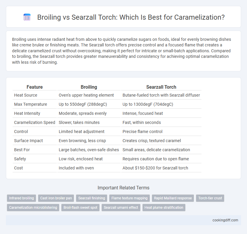 Broiling vs Searzall Torch: Which Is Best for Caramelization?