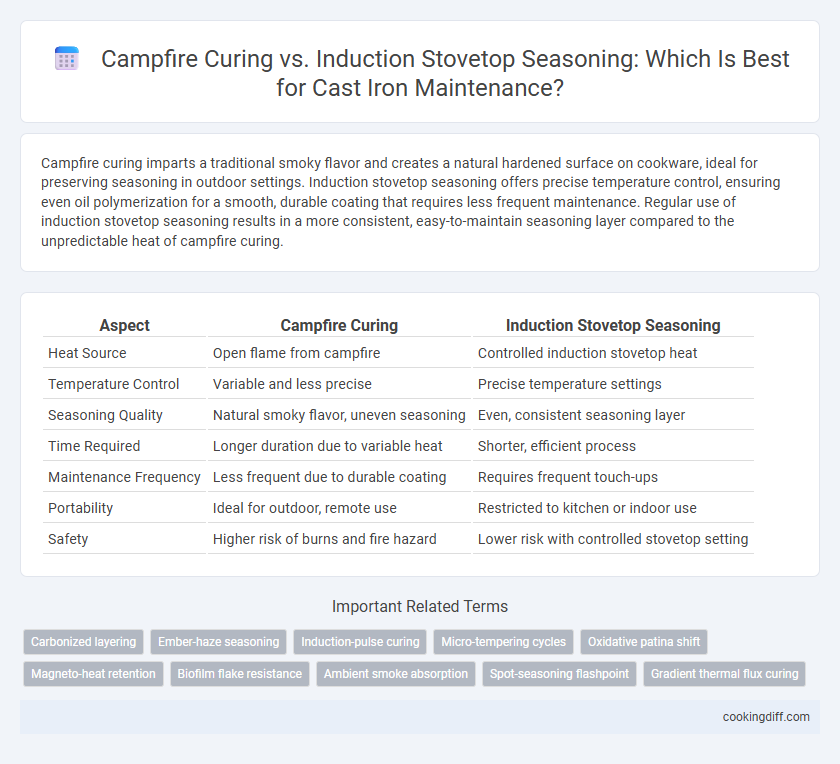 Campfire Curing vs. Induction Stovetop Seasoning: Which Is Best for Cast Iron Maintenance?