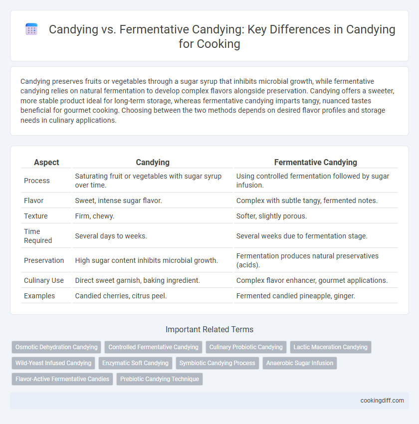 Candying vs. Fermentative Candying: Key Differences in Candying for Cooking