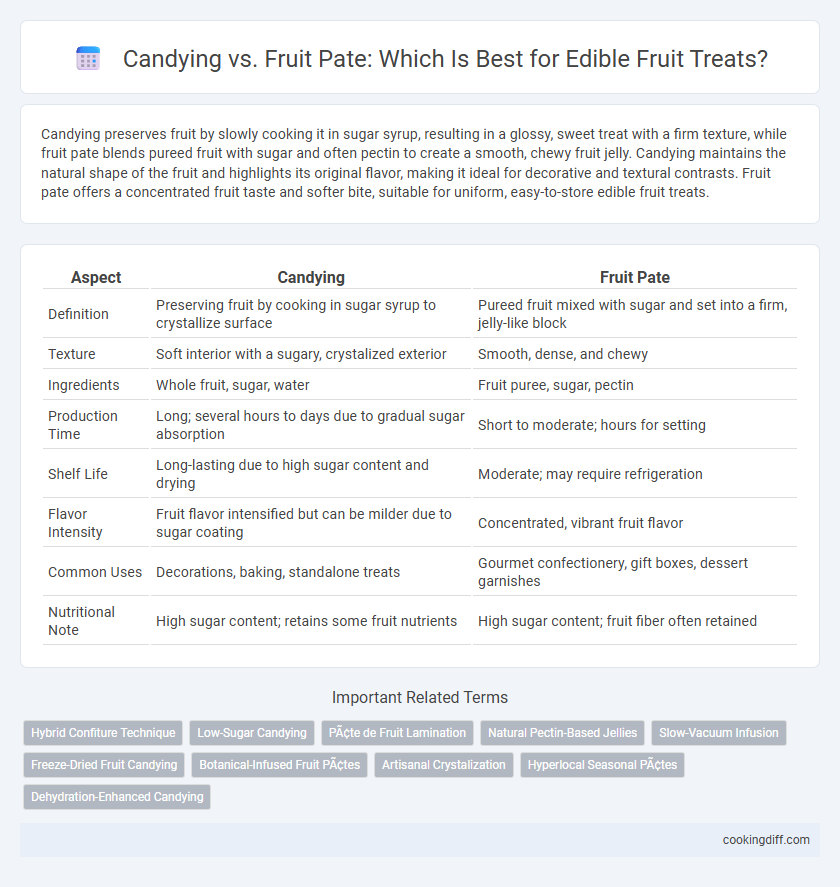 Candying vs. Fruit Pate: Which Is Best for Edible Fruit Treats?
