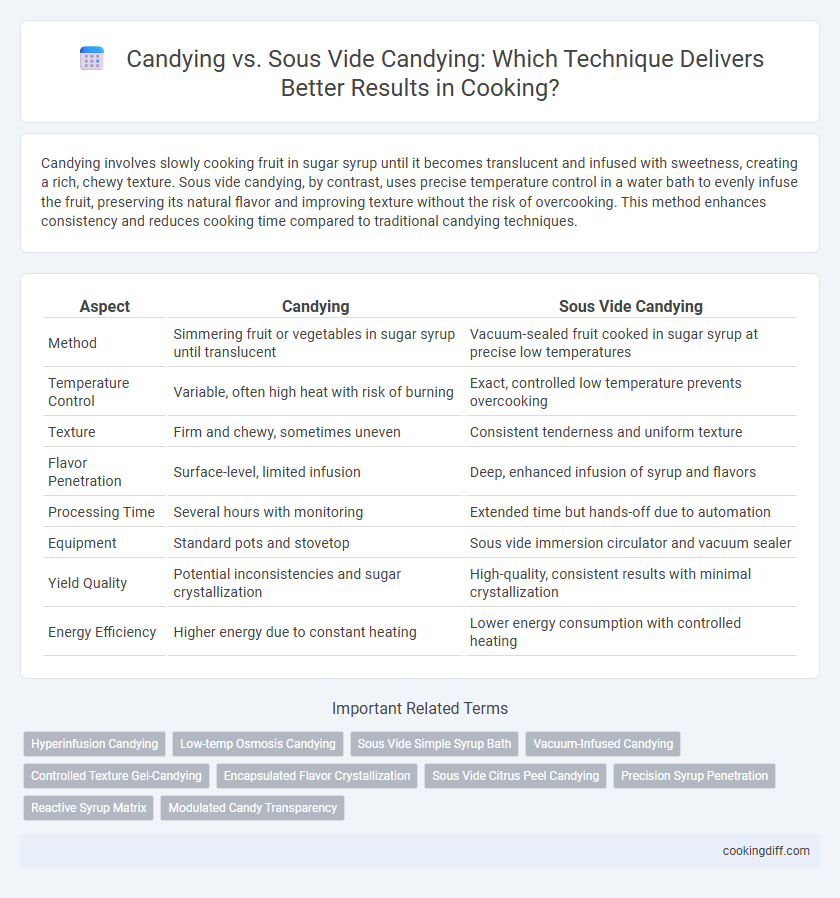 Candying vs. Sous Vide Candying: Which Technique Delivers Better Results in Cooking?