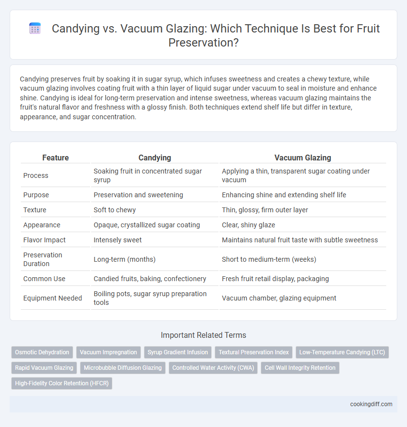 Candying vs. Vacuum Glazing: Which Technique Is Best for Fruit Preservation?