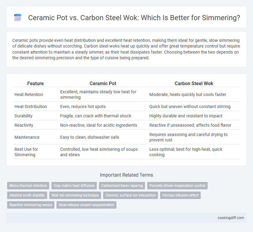 Ceramic Pot vs. Carbon Steel Wok: Which Is Better for Simmering?