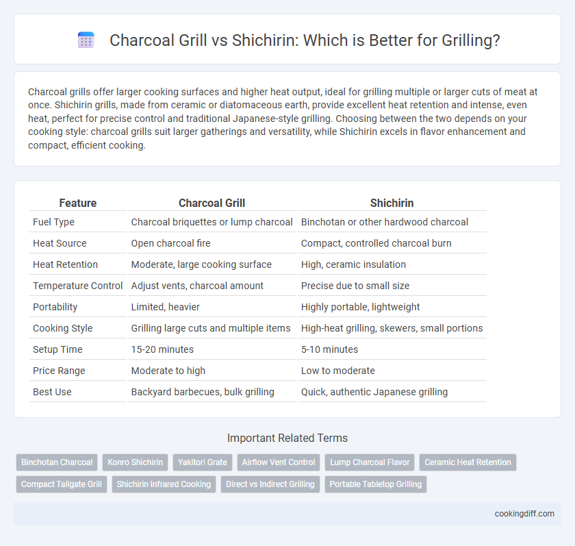 Charcoal Grill vs Shichirin: Which is Better for Grilling?