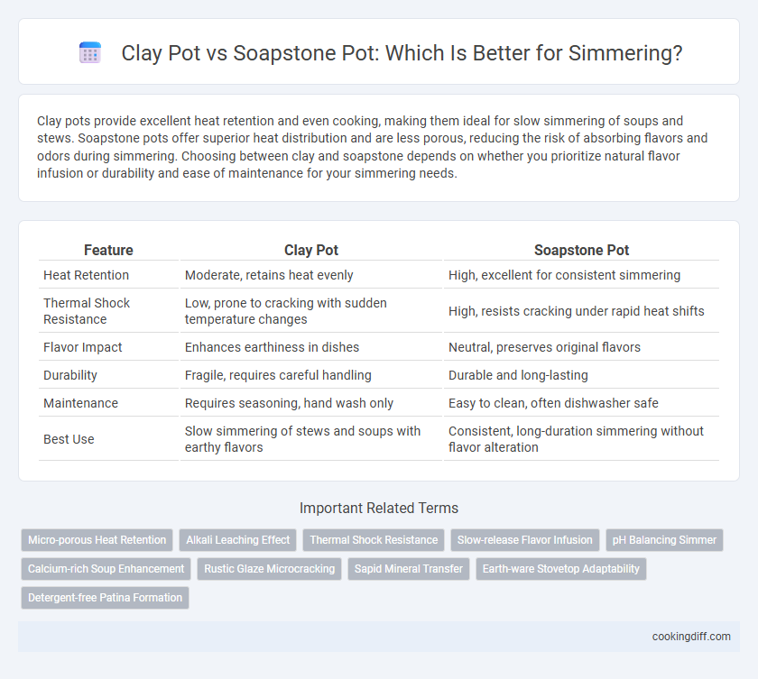 Clay Pot vs Soapstone Pot: Which Is Better for Simmering?