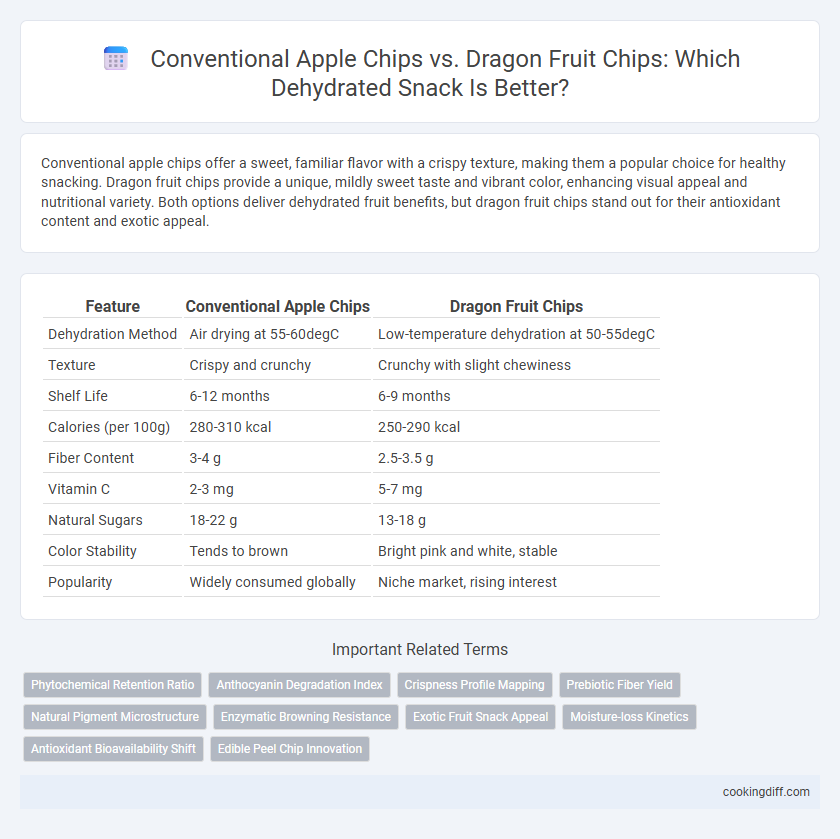Conventional Apple Chips vs. Dragon Fruit Chips: Which Dehydrated Snack Is Better?