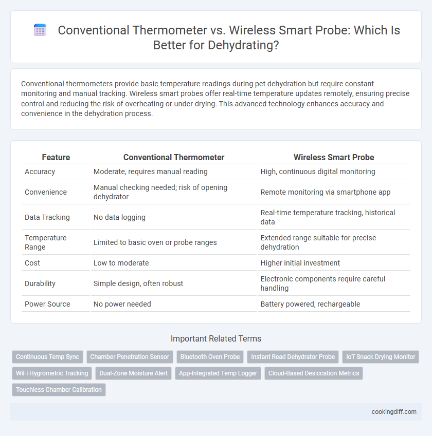 Conventional Thermometer vs. Wireless Smart Probe: Which Is Better for Dehydrating?