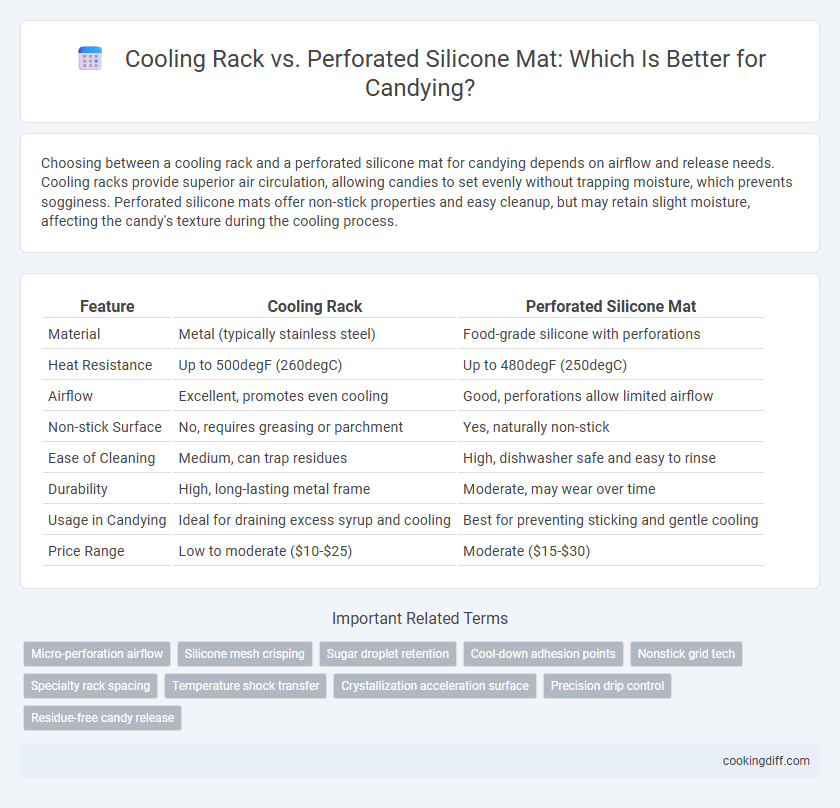 Cooling Rack vs. Perforated Silicone Mat: Which Is Better for Candying?