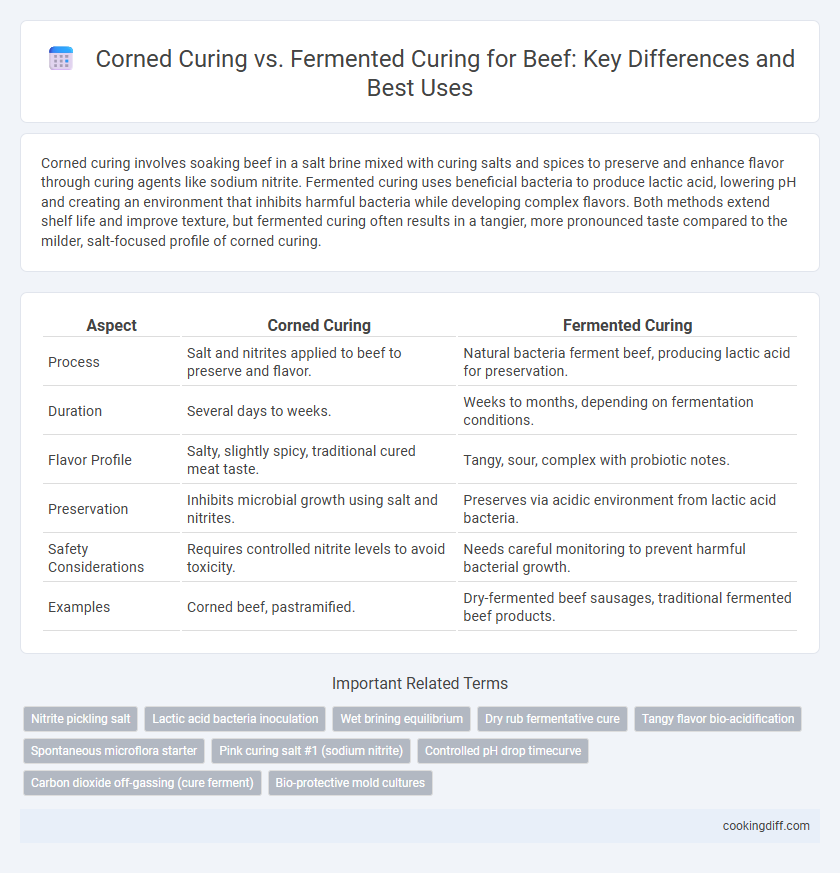 Corned Curing vs. Fermented Curing for Beef: Key Differences and Best Uses