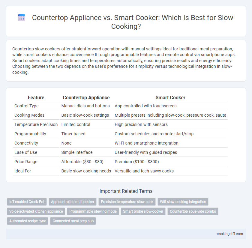 Countertop Appliance vs. Smart Cooker: Which Is Best for Slow-Cooking?