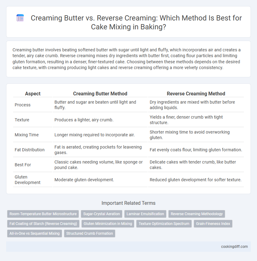 Creaming Butter vs. Reverse Creaming: Which Method Is Best for Cake Mixing in Baking?