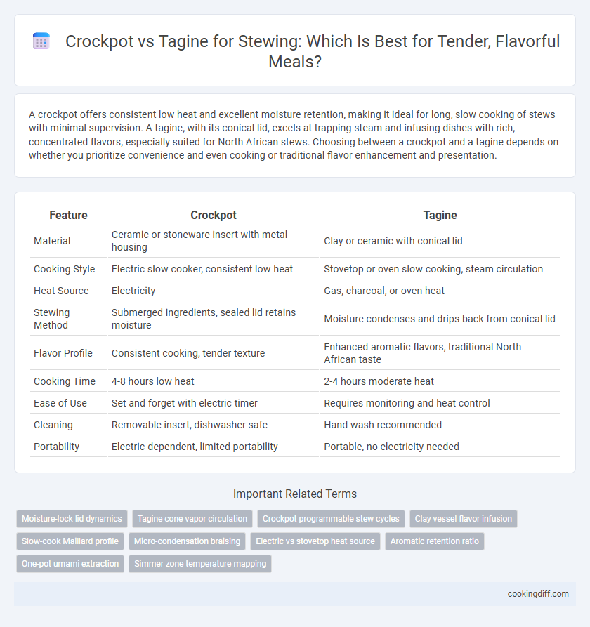 Crockpot vs Tagine for Stewing: Which Is Best for Tender, Flavorful Meals?