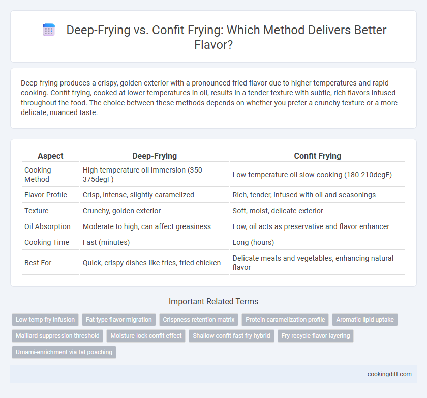 Deep-Frying vs. Confit Frying: Which Method Delivers Better Flavor?