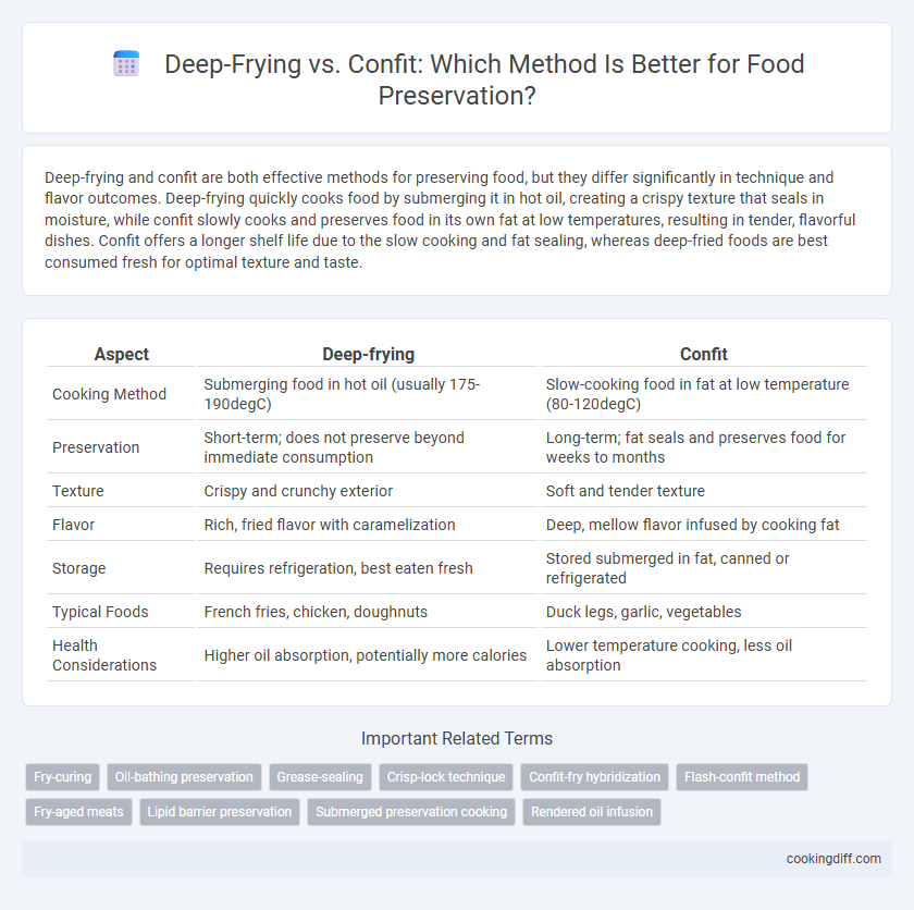 Deep-Frying vs. Confit: Which Method Is Better for Food Preservation?