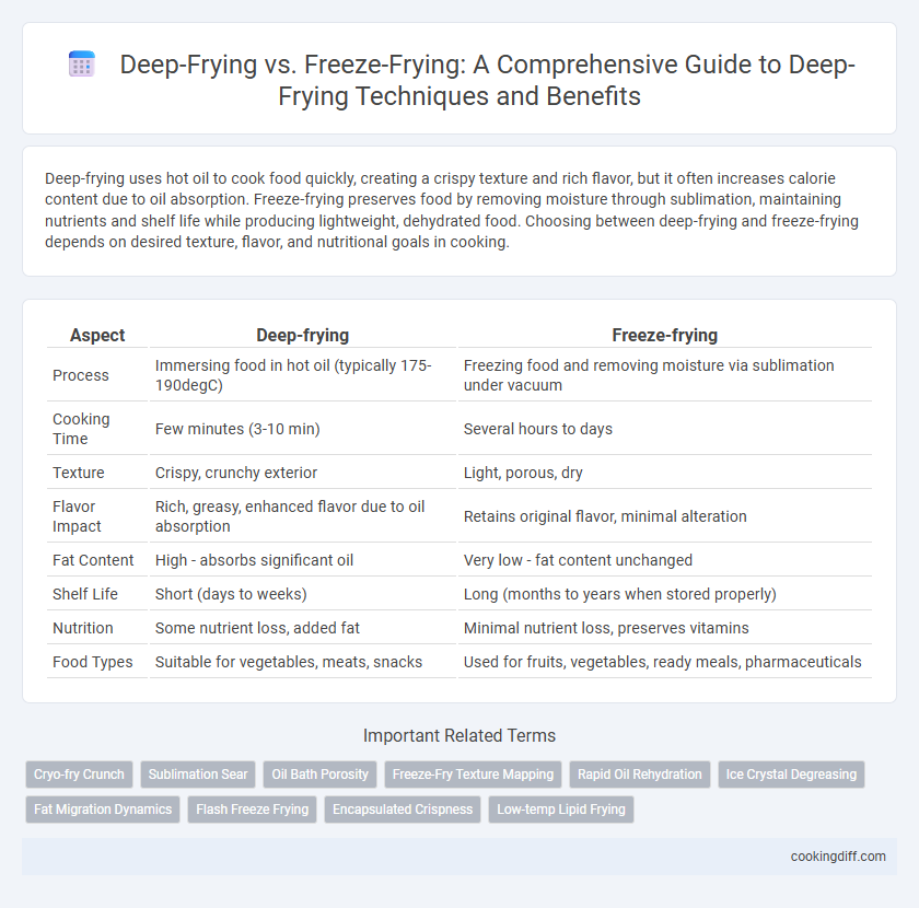 Deep-Frying vs. Freeze-Frying: A Comprehensive Guide to Deep-Frying Techniques and Benefits