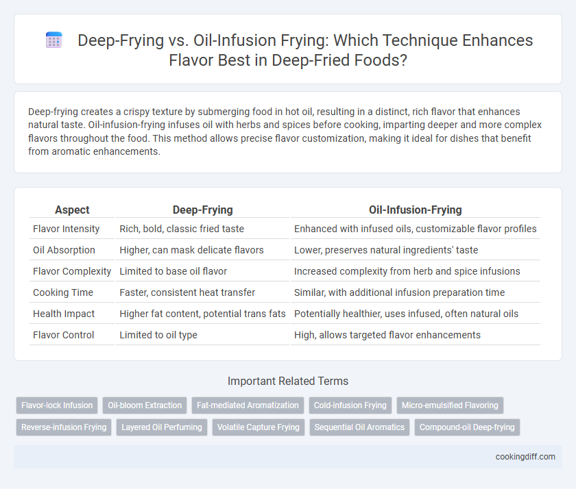 Deep-Frying vs. Oil-Infusion Frying: Which Technique Enhances Flavor Best in Deep-Fried Foods?