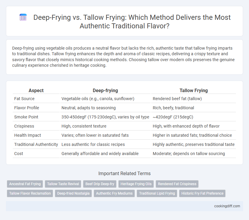 Deep-Frying vs. Tallow Frying: Which Method Delivers the Most Authentic Traditional Flavor?