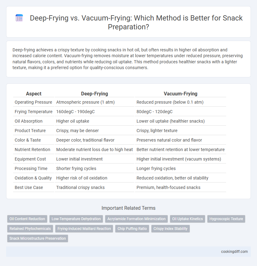Deep-Frying vs. Vacuum-Frying: Which Method is Better for Snack Preparation?