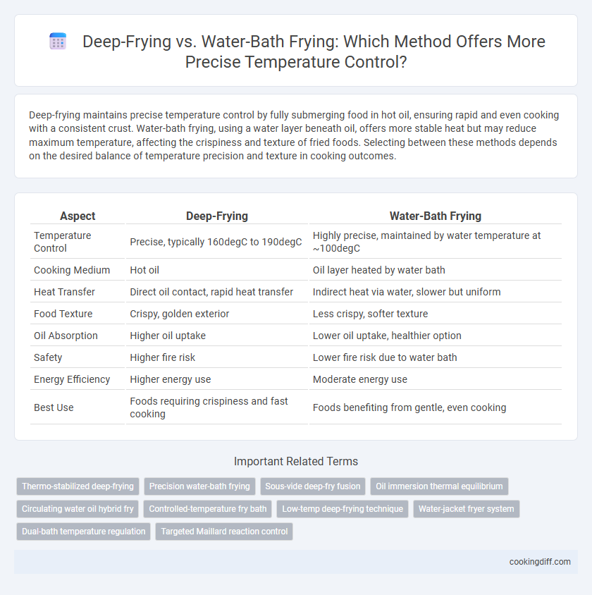 Deep-Frying vs. Water-Bath Frying: Which Method Offers More Precise Temperature Control?