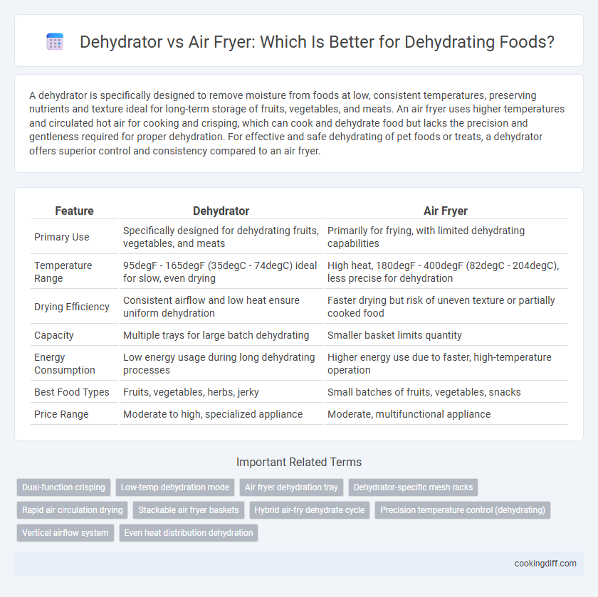 Dehydrator vs Air Fryer: Which Is Better for Dehydrating Foods?