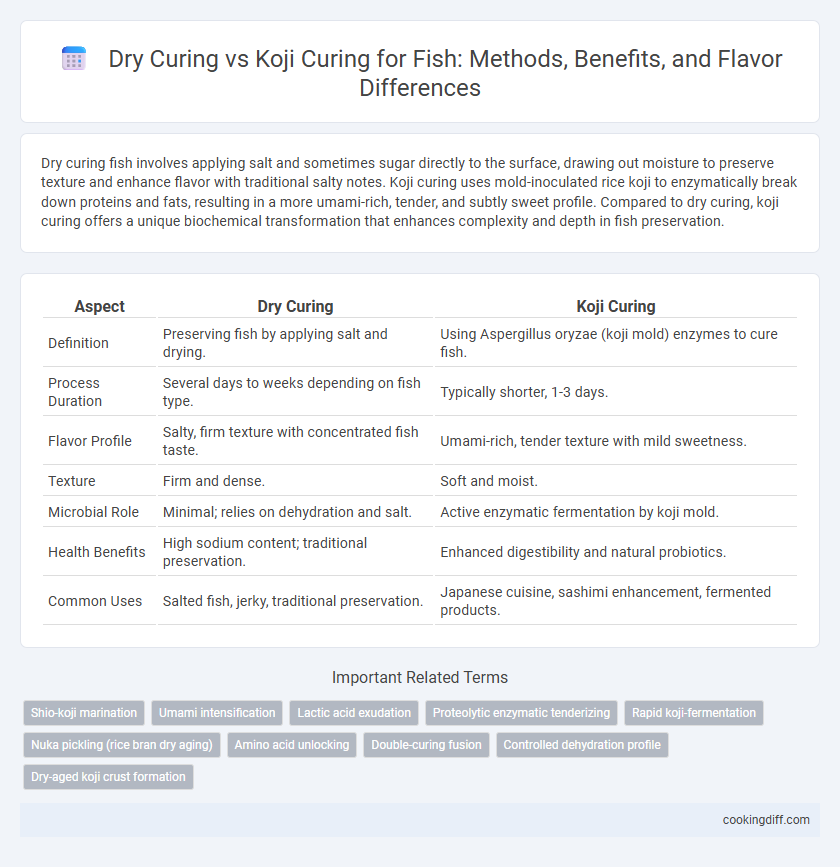 Dry Curing vs Koji Curing for Fish: Methods, Benefits, and Flavor Differences