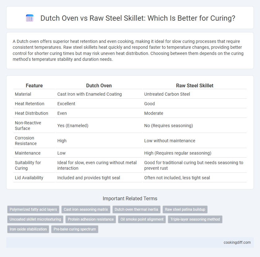 Dutch Oven vs Raw Steel Skillet: Which Is Better for Curing?