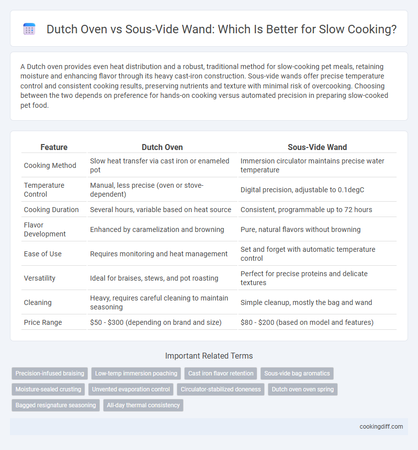 Dutch Oven vs Sous-Vide Wand: Which Is Better for Slow Cooking?