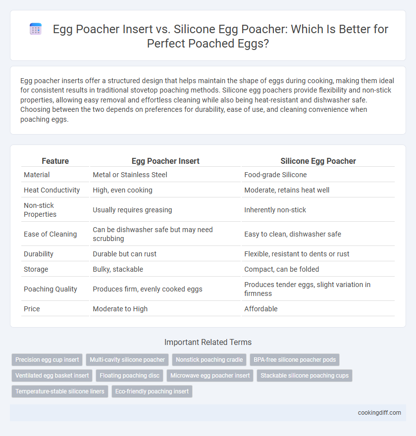 Egg Poacher Insert vs. Silicone Egg Poacher: Which Is Better for Perfect Poached Eggs?