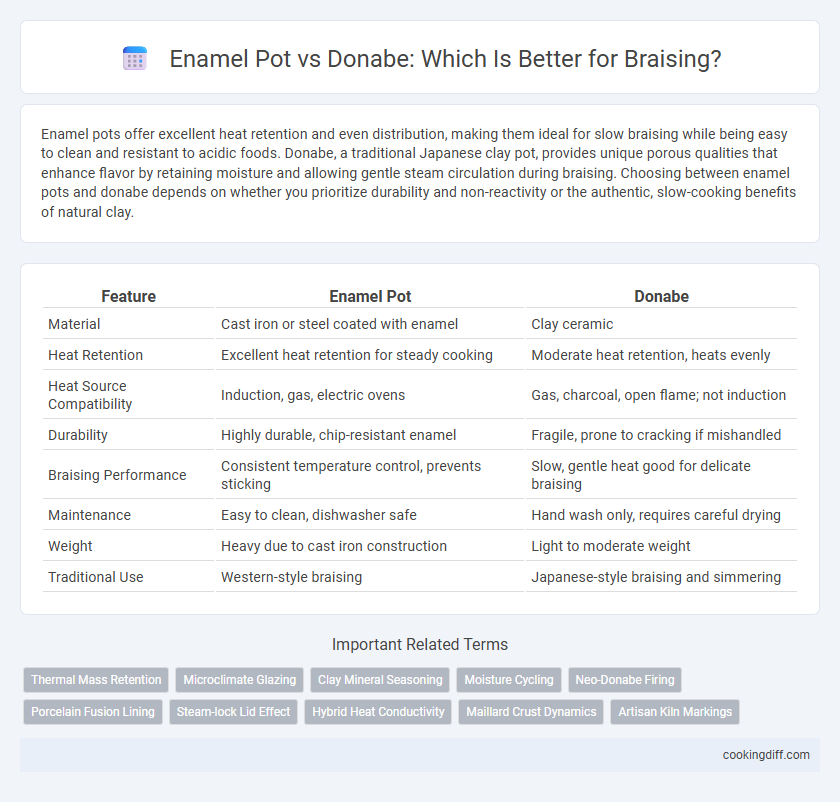 Enamel Pot vs Donabe: Which Is Better for Braising?