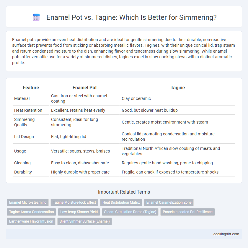 Enamel Pot vs. Tagine: Which Is Better for Simmering?