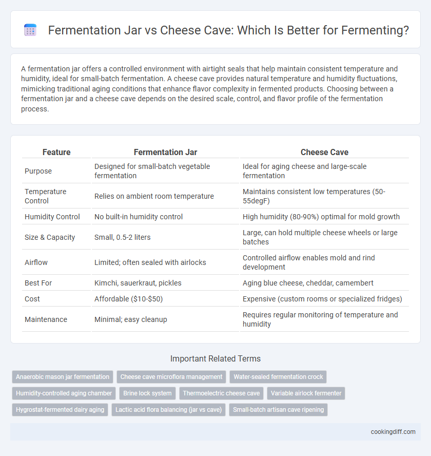 Fermentation Jar vs Cheese Cave: Which Is Better for Fermenting?