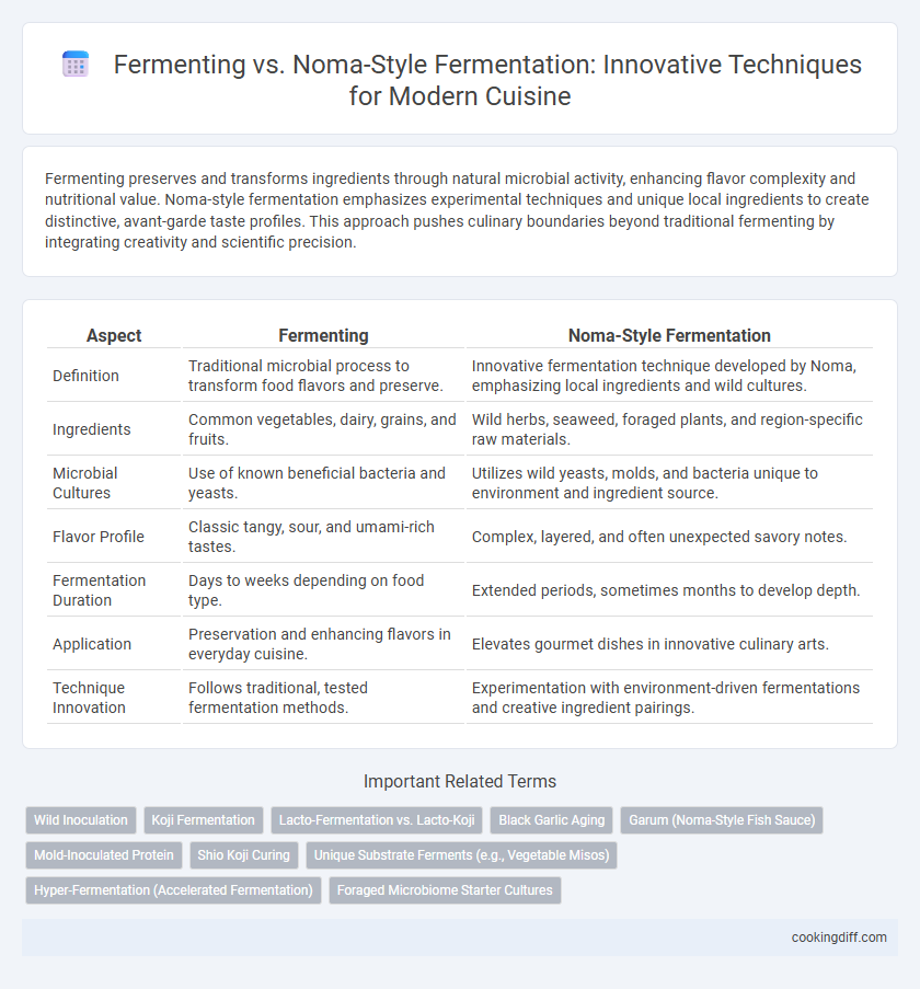 Fermenting vs. Noma-Style Fermentation: Innovative Techniques for Modern Cuisine
