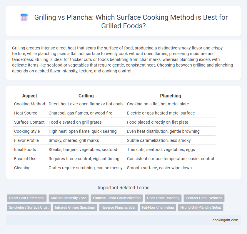 Grilling vs Plancha: Which Surface Cooking Method is Best for Grilled Foods?