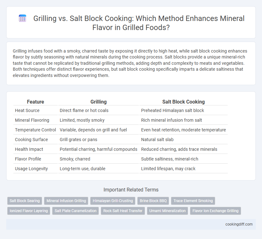 Grilling vs. Salt Block Cooking: Which Method Enhances Mineral Flavor in Grilled Foods?