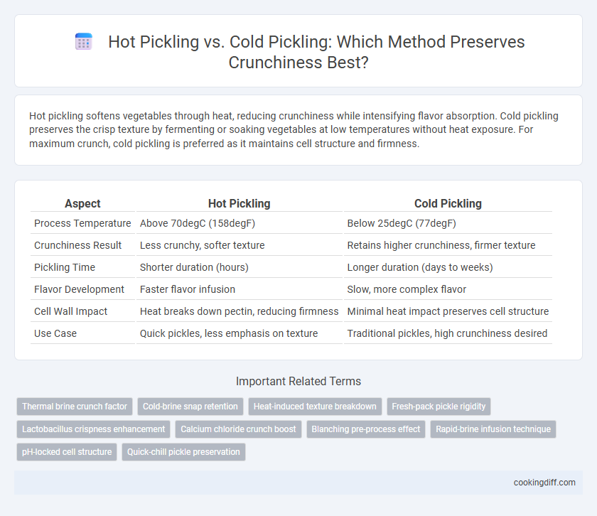 Hot Pickling vs. Cold Pickling: Which Method Preserves Crunchiness Best?