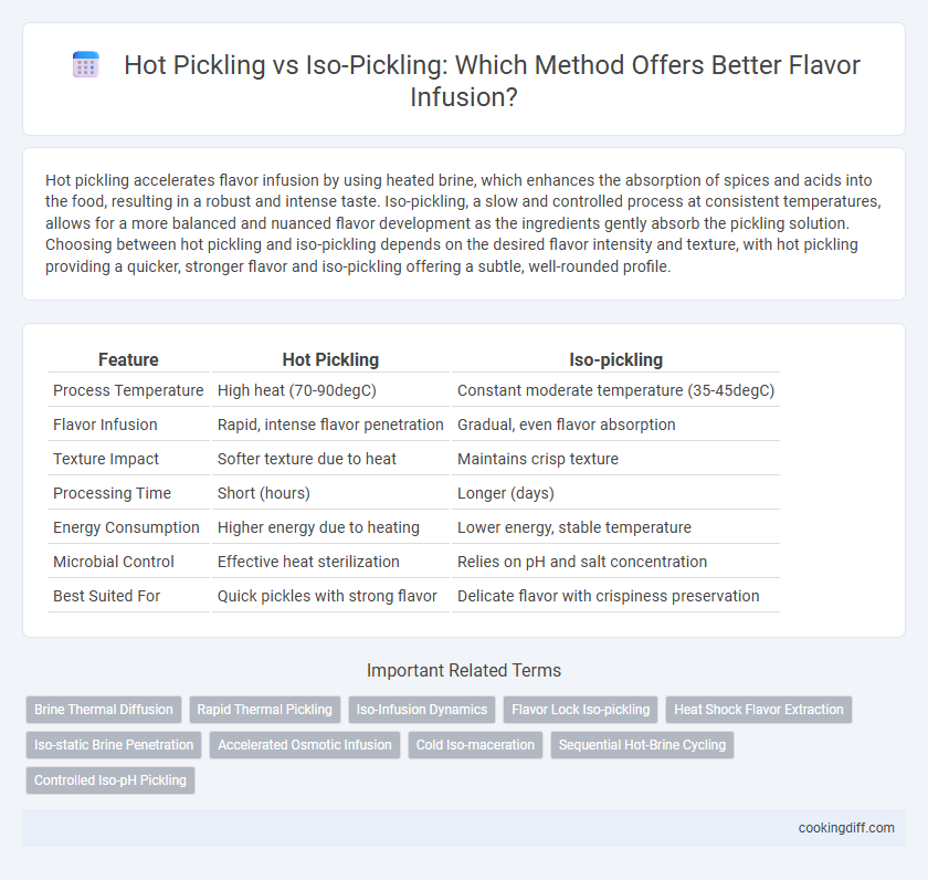 Hot Pickling vs Iso-Pickling: Which Method Offers Better Flavor Infusion?