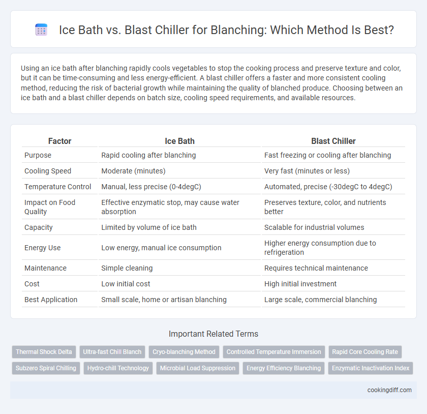 Ice Bath vs. Blast Chiller for Blanching: Which Method Is Best?