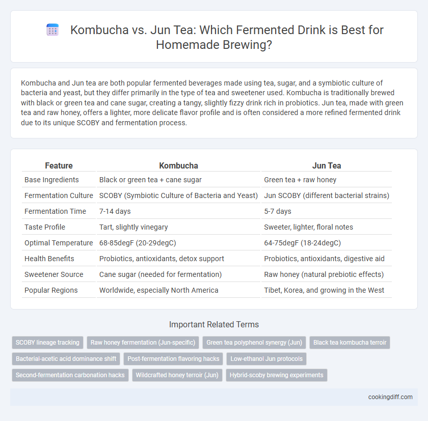 Kombucha vs. Jun Tea: Which Fermented Drink is Best for Homemade Brewing?
